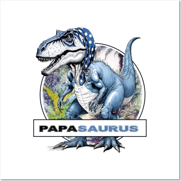 Papasaurus Wall Art by ArtShare